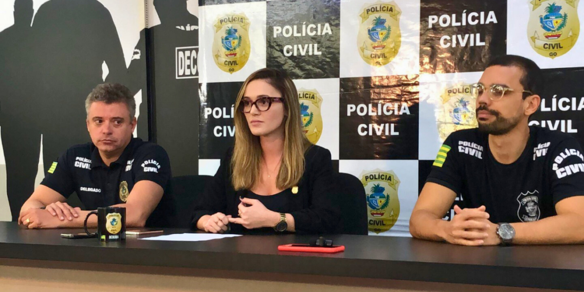 PCGO concede coletiva à imprensa sobre prisão de dona de clínica de estética por crimes contra as relações de consumo