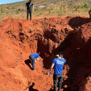 Polícia Civil localiza corpo de jovem desaparecida, na zona rural de Orizona, e prende companheiro por feminicídio