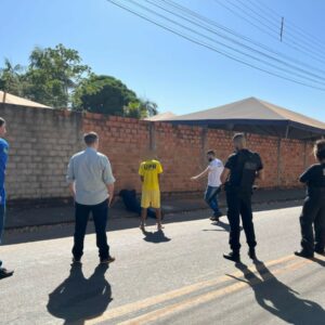 Polícia Civil faz reprodução simulada de latrocínio ocorrido em Uruaçu