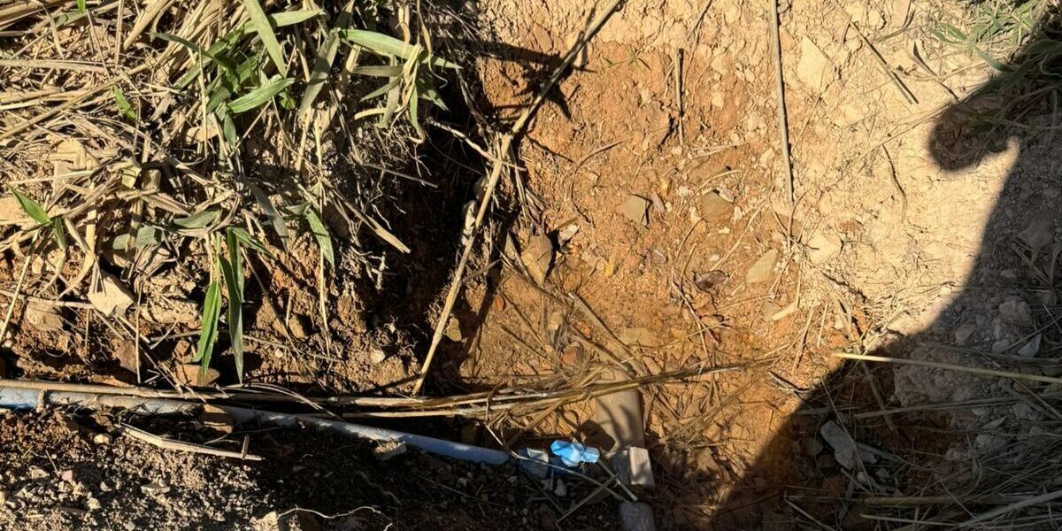 Homem é preso por desviar tubulação de água para furtá-la, em Alto Paraíso