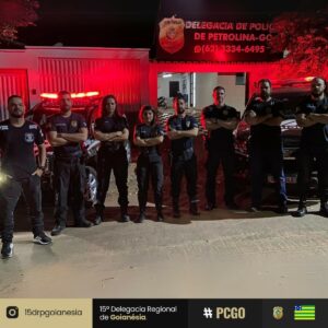 Operação Cidade Segura faz patrulhamento em Petrolina de Goiás