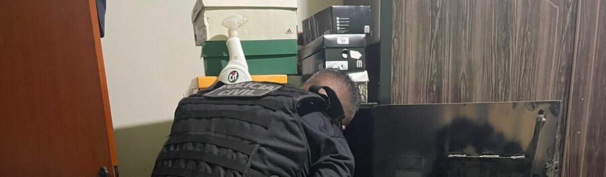 PC apreende armas e munições, em Chapadão do Céu, em investigação de violência doméstica