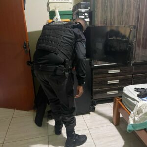 PC apreende armas e munições, em Chapadão do Céu, em investigação de violência doméstica