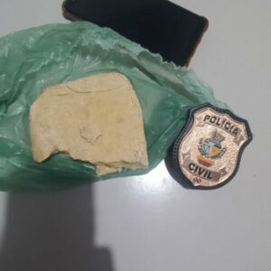 PC prende suspeito de tráfico de drogas em Cachoeira Dourada