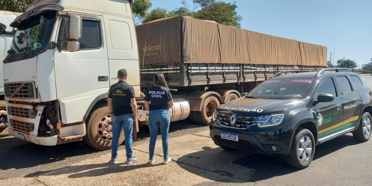 PCGO identifica origem de carga e combate sonegação fiscal em Itumbiara