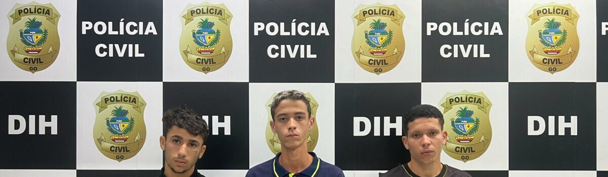 Polícia Civil prende suspeitos de homicídio ocorrido em Goiânia