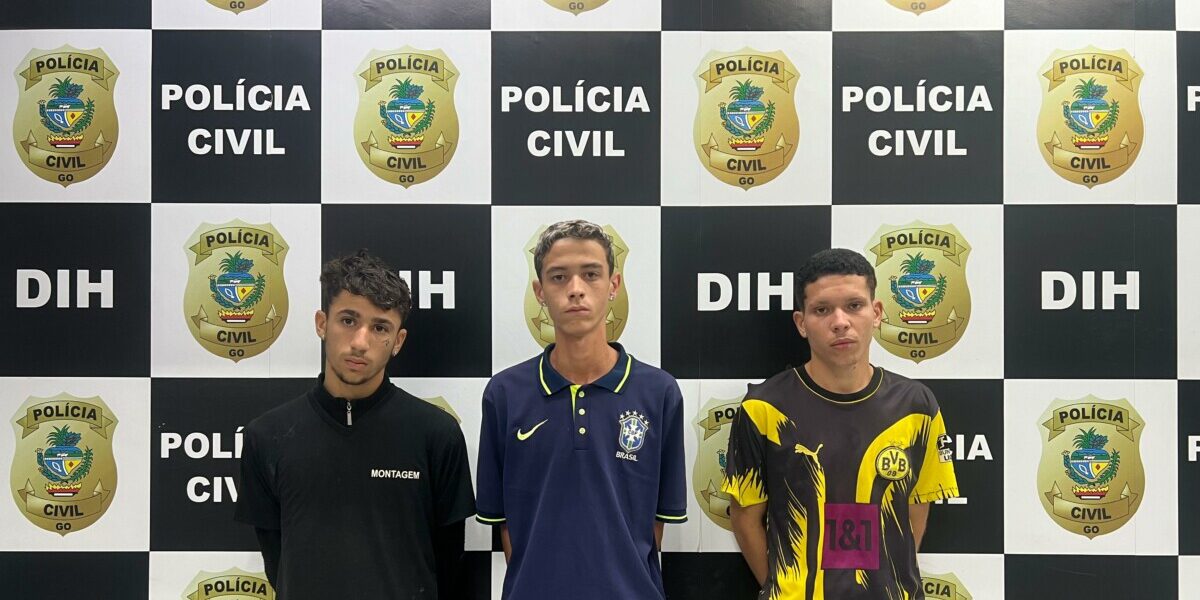 Polícia Civil prende suspeitos de homicídio ocorrido em Goiânia