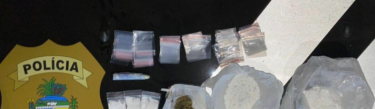 PCGO prende casal em flagrante em Iporá por tráfico de drogas