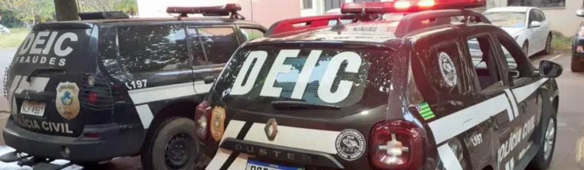 PCGO e PCRJ prendem trio em flagrante por ‘golpe do novo número’ contra vítima carioca