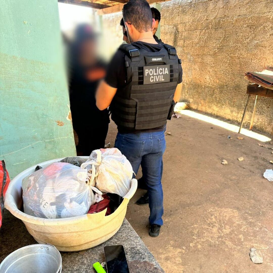 PCGO prende mulher por homicídio em menos de 48h após desvendar autoria delitiva