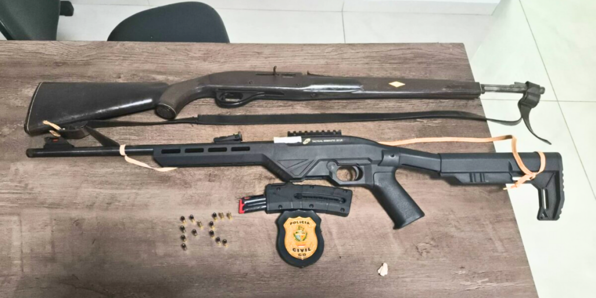 Operação Light Fingers: PCGO prende mulher em flagrante após furto a comércio e apreende armas em sua residência