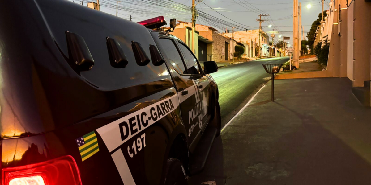PCGO prende investigado por roubar residência de idosa e agredi-la