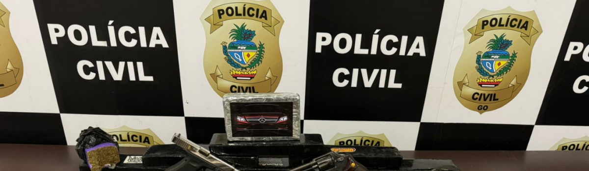 PCGO prende traficante responsável pela grande difusão de drogas em Goianira