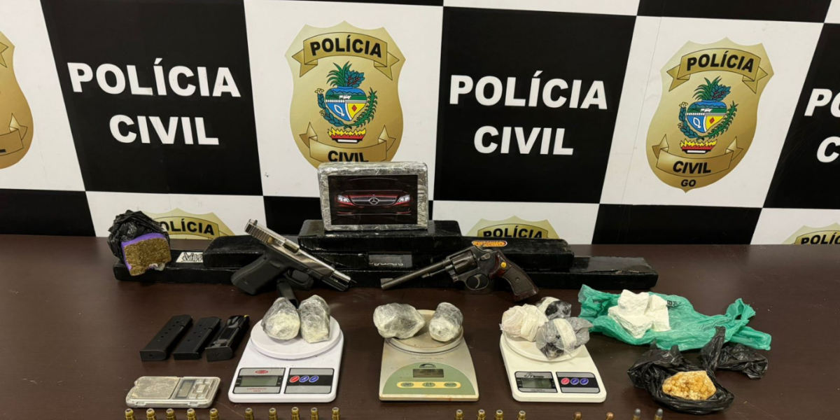 PCGO prende traficante responsável pela grande difusão de drogas em Goianira