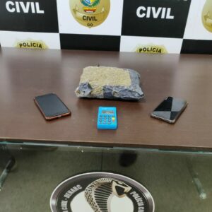 Polícia Civil prende suspeito de tráfico que receberia encomenda com skunk