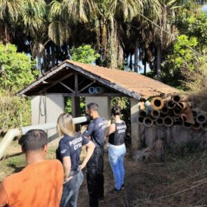 Operação conjunta cessa furto de energia elétrica em propriedade rural de Paraúna