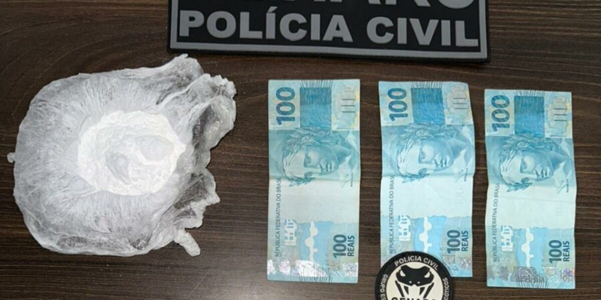 Homem é preso em flagrante por tráfico de drogas em Itaberaí