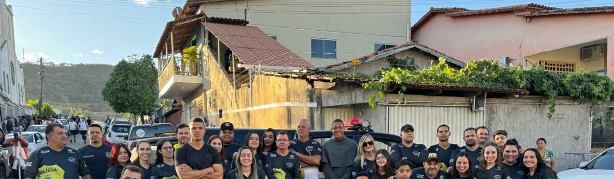 Policiais civis fazem 1ª Caminhada da Romaria do Muquém