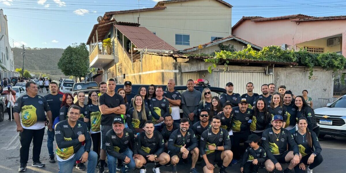 Policiais civis fazem 1ª Caminhada da Romaria do Muquém