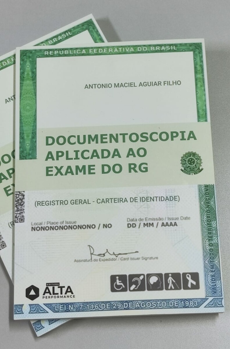 Policial civil lança livro sobre a carteira de identidade nacional e o contexto da migração para o documento único