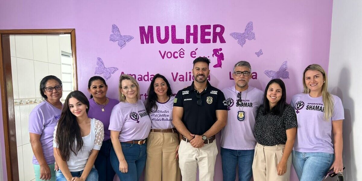 Polícia Civil participa de evento sobre a violência doméstica no Ceam de Uruaçu