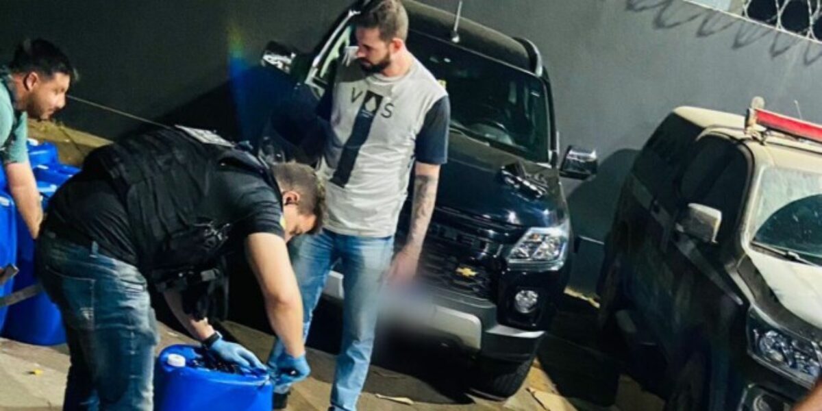 Polícia Civil apreende quase 1 tonelada de explosivos, a maior apreensão deste material em Goiás