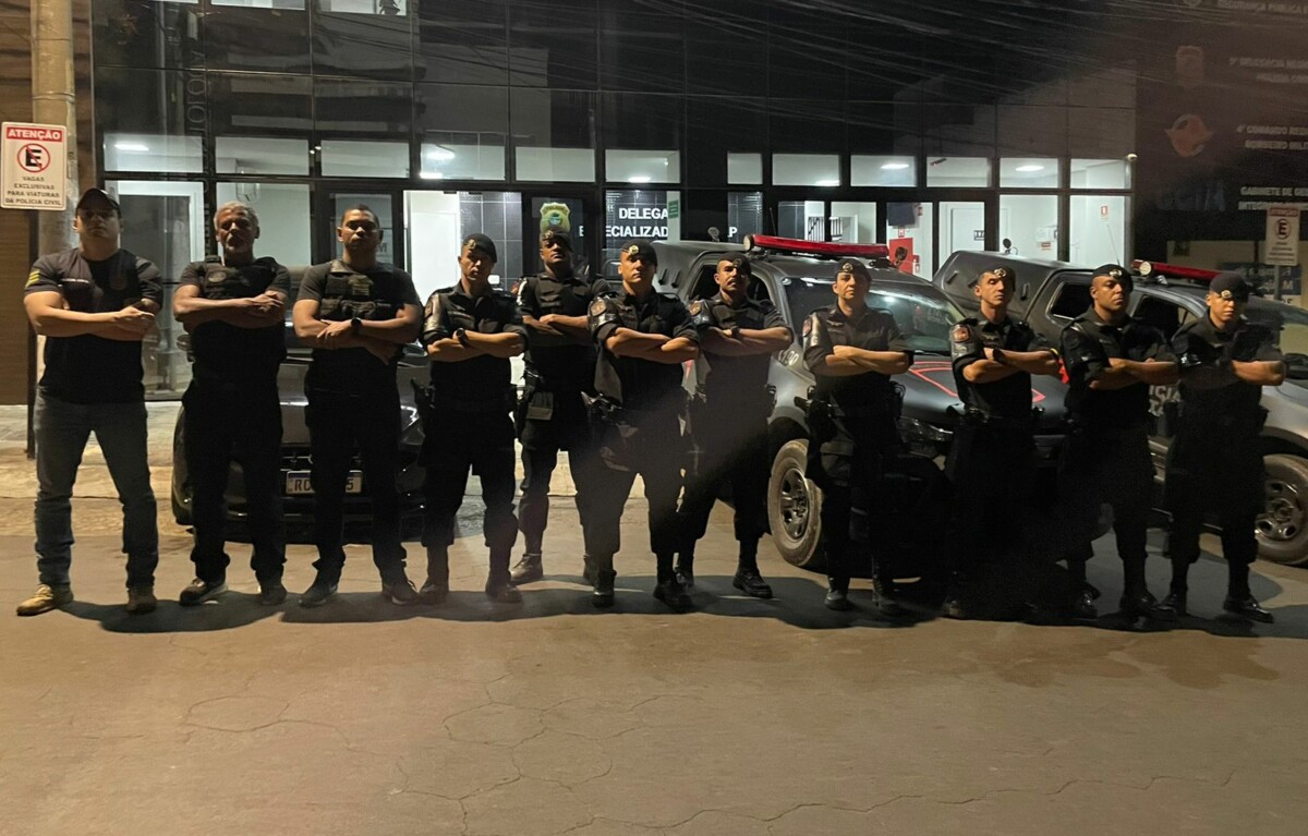 PCGO em operação integrada elucida crime de homicídio em 24h e prende indivíduo em flagrante