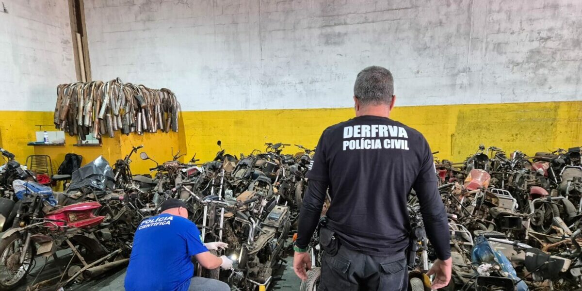 ‘Circulação Ilegal’: PCGO cumpre mandados comércios e apreende motocicletas irregulares em Goiânia e Aparecida de Goiânia