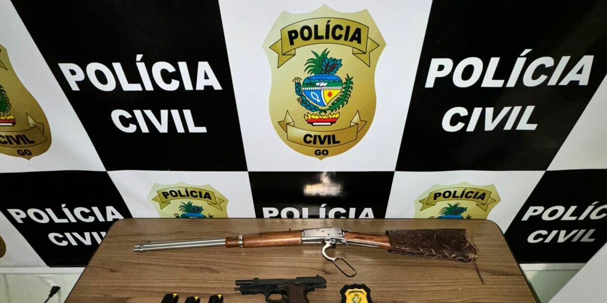PCGO cumpre buscas e apreende armas de fogo em Jataí