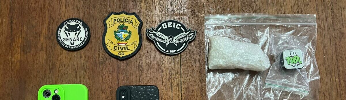 Operação mira o tráfico de drogas em Anápolis, efetua prisões e apreende “super maconha”
