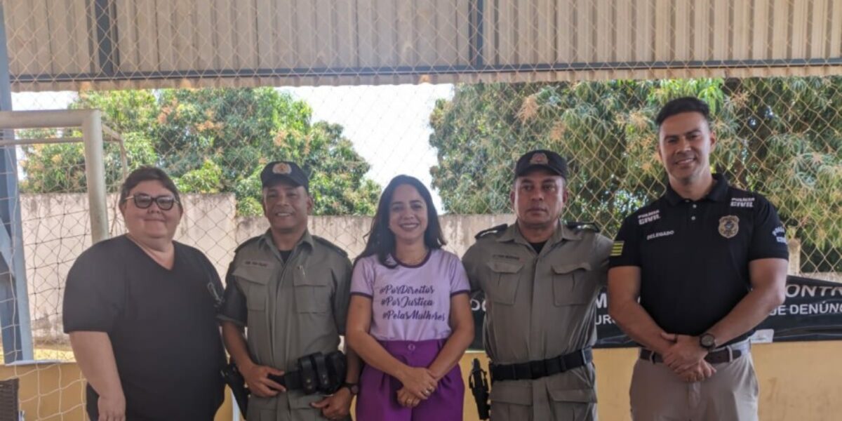 Operação Shamar: PCGO faz palestra em escola militar de Uruaçu