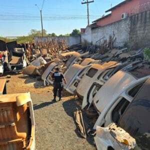 Polícia Civil deflagra operação em Itumbiara e apreende diversas peças de origem ilícita em ferros-velhos