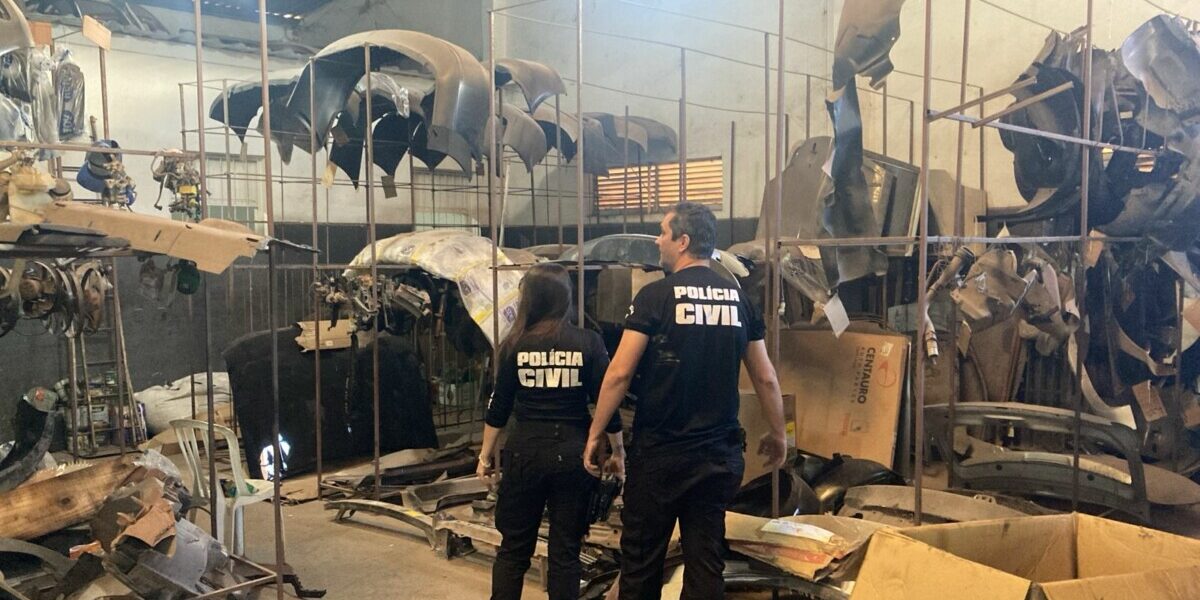 Polícia Civil deflagra operação em Itumbiara e apreende diversas peças de origem ilícita em ferros-velhos