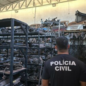 Polícia Civil deflagra operação em Itumbiara e apreende diversas peças de origem ilícita em ferros-velhos