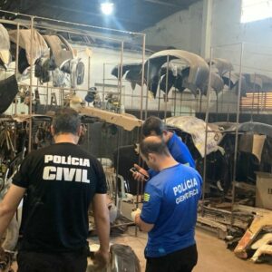 Polícia Civil deflagra operação em Itumbiara e apreende diversas peças de origem ilícita em ferros-velhos