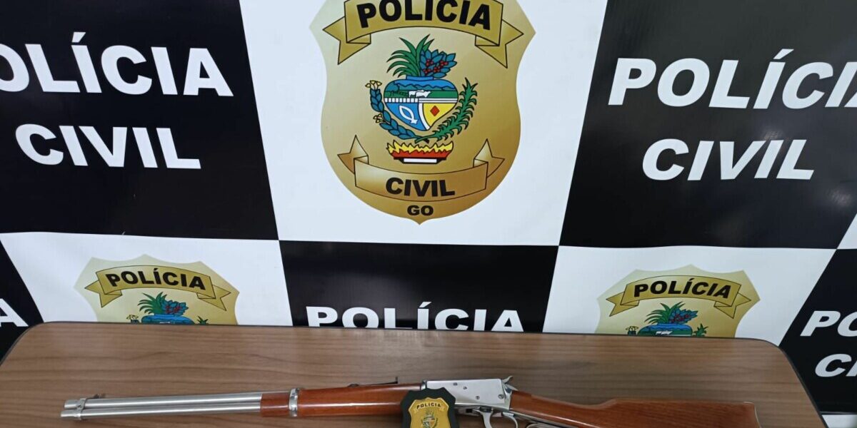Armas de fogo são apreendidas pela PCGO em Jataí em razão de crimes de violência doméstica
