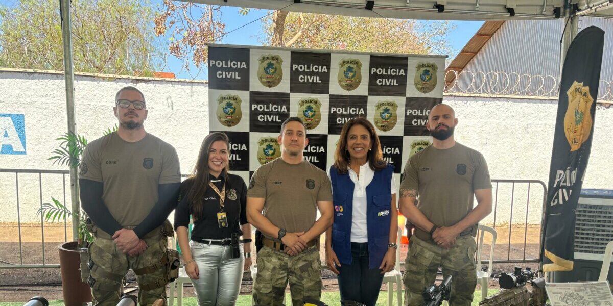 Polícia Civil participa de evento do Goiás Social