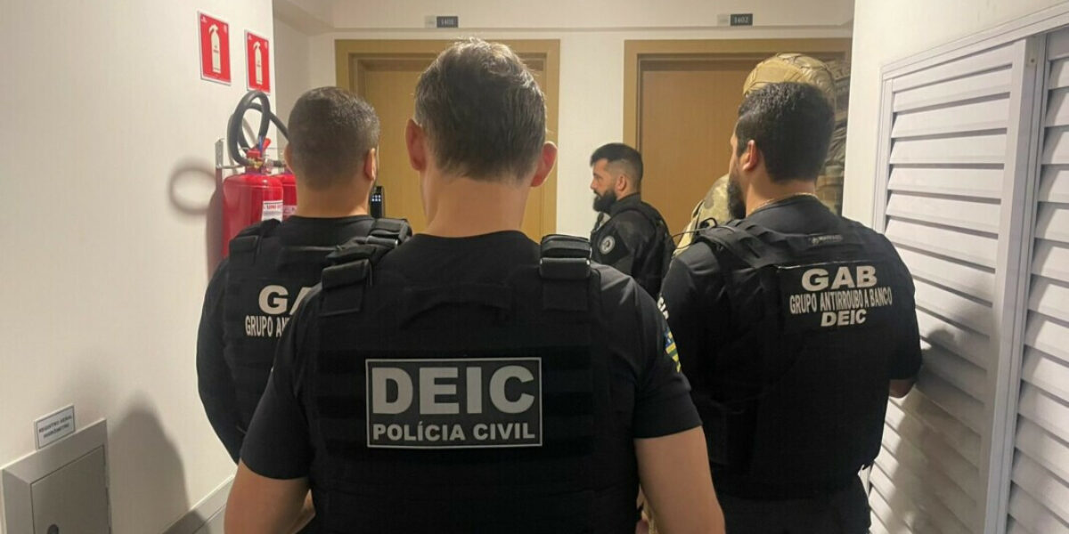 PCGO em operação conjunta com forças de segurança de Goiás prende um dos autores da tentativa de roubo contra lotérica de Anápolis