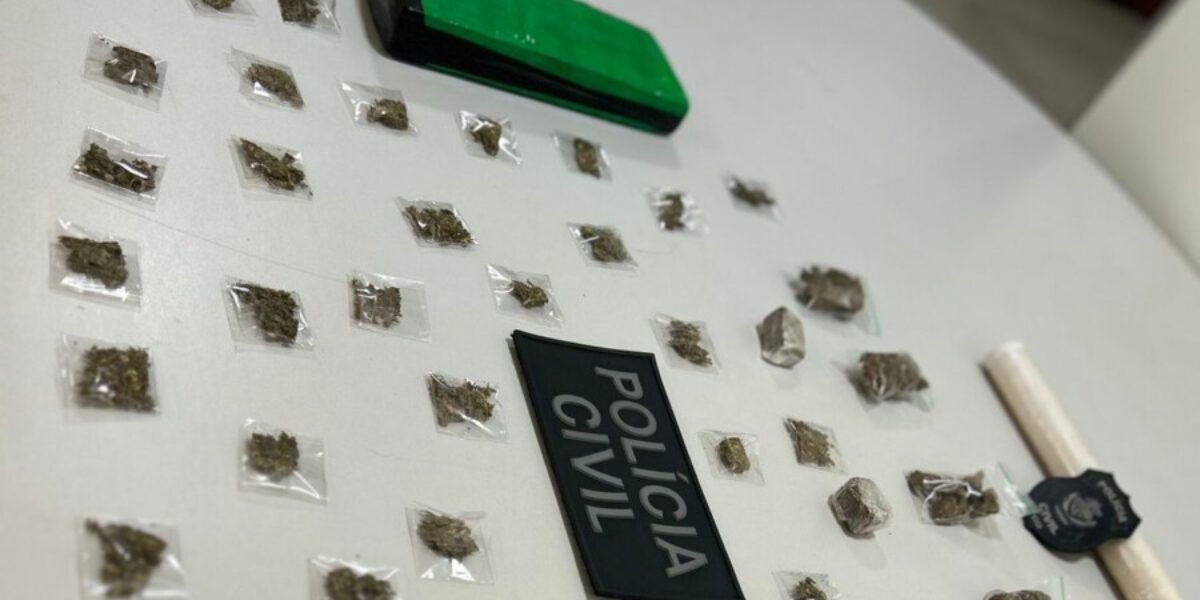 Adolescente é apreendido na guarda de super maconha pronta para venda, em Valparaíso