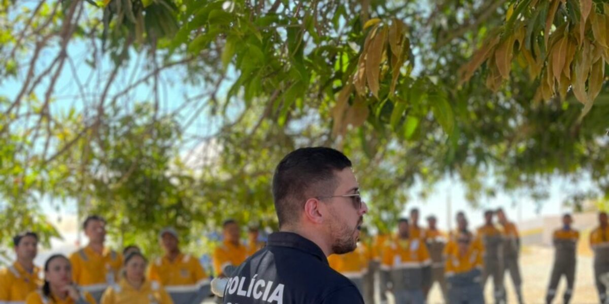 PCGO leva palestra da Operação Shamar a mineradora de Mara Rosa