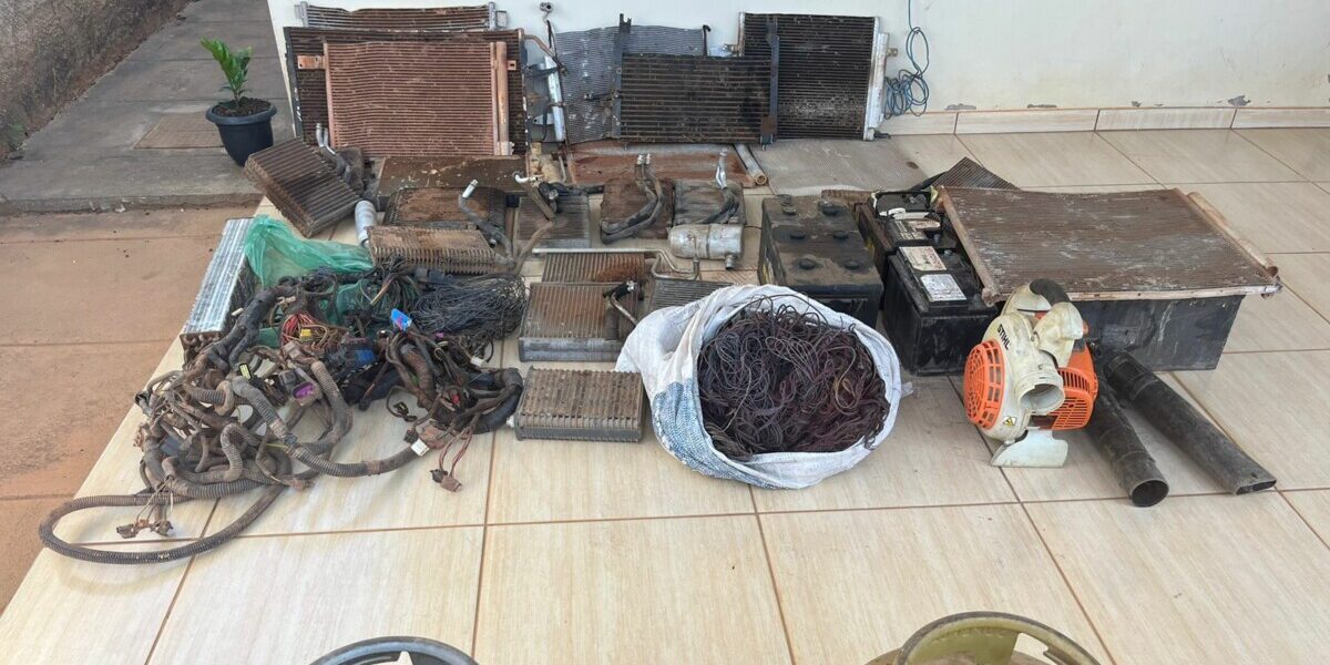 Polícia Civil prende suspeito de furtar fios de cobre e outras sucatas de obras em construção em Campinorte