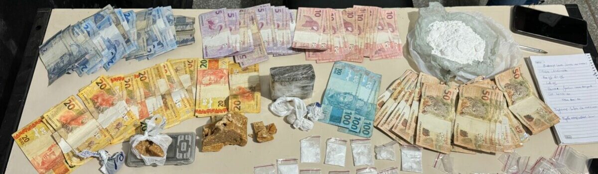 PCGO prende duas pessoas em Mara Rosa por tráfico de drogas