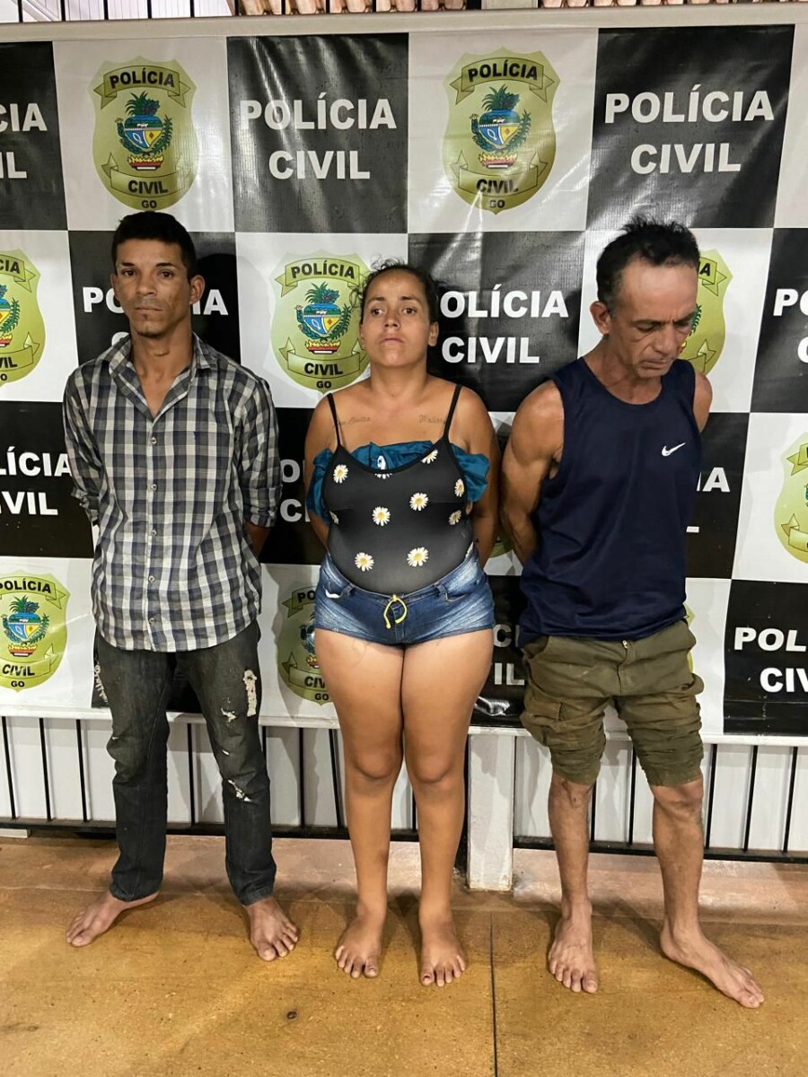 PCGO prende em flagrante trio por reiterados furtos de carteiras e celulares de fiéis ocorridos dentro de igreja de Trindade