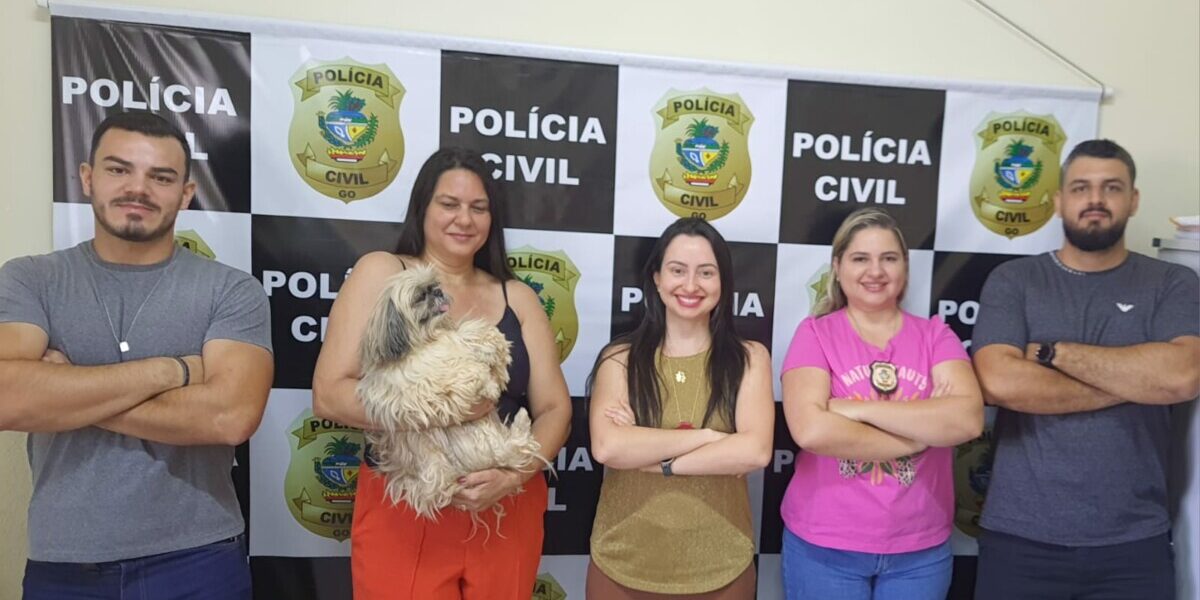 Polícia Civil recupera cachorro furtado por adolescente em Catalão