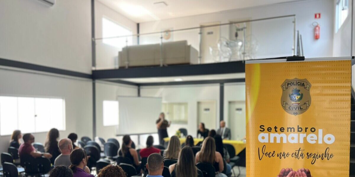 Setembro Amarelo: Polícia Civil faz palestra sobre a cura pela fala