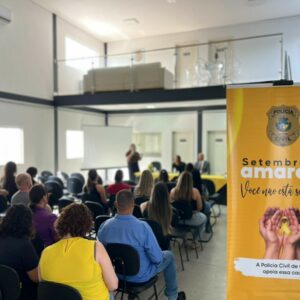 Setembro Amarelo: Polícia Civil faz palestra sobre a cura pela fala