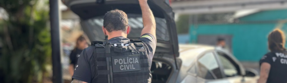 PCGO prende em flagrante homem por ameaçar idoso com um pedaço de madeira