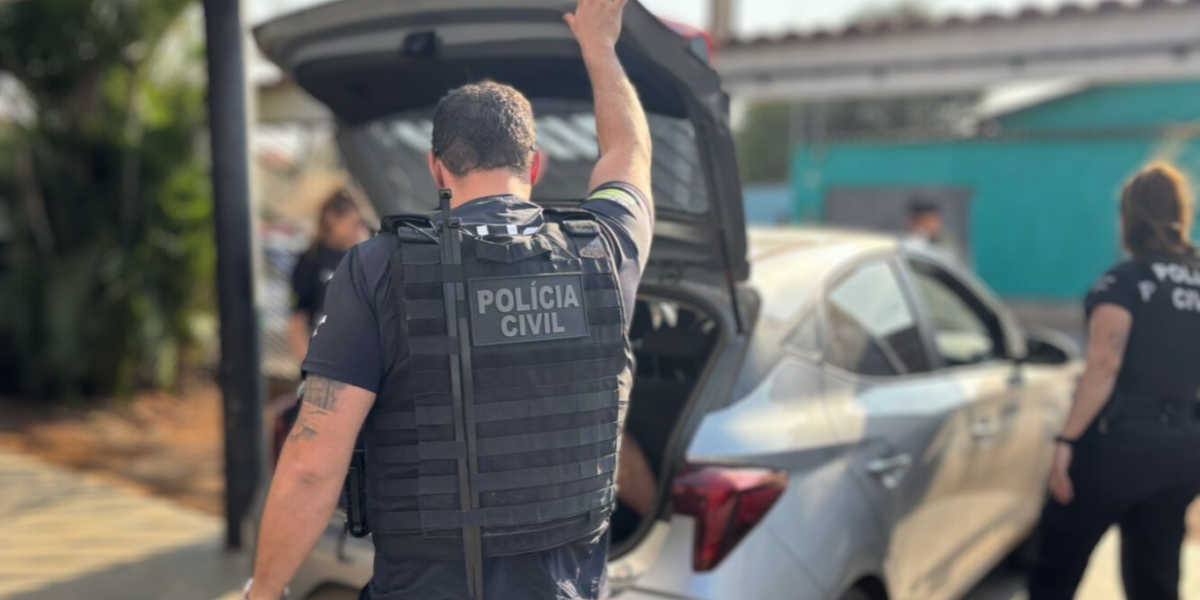 PCGO prende em flagrante homem por ameaçar idoso com um pedaço de madeira