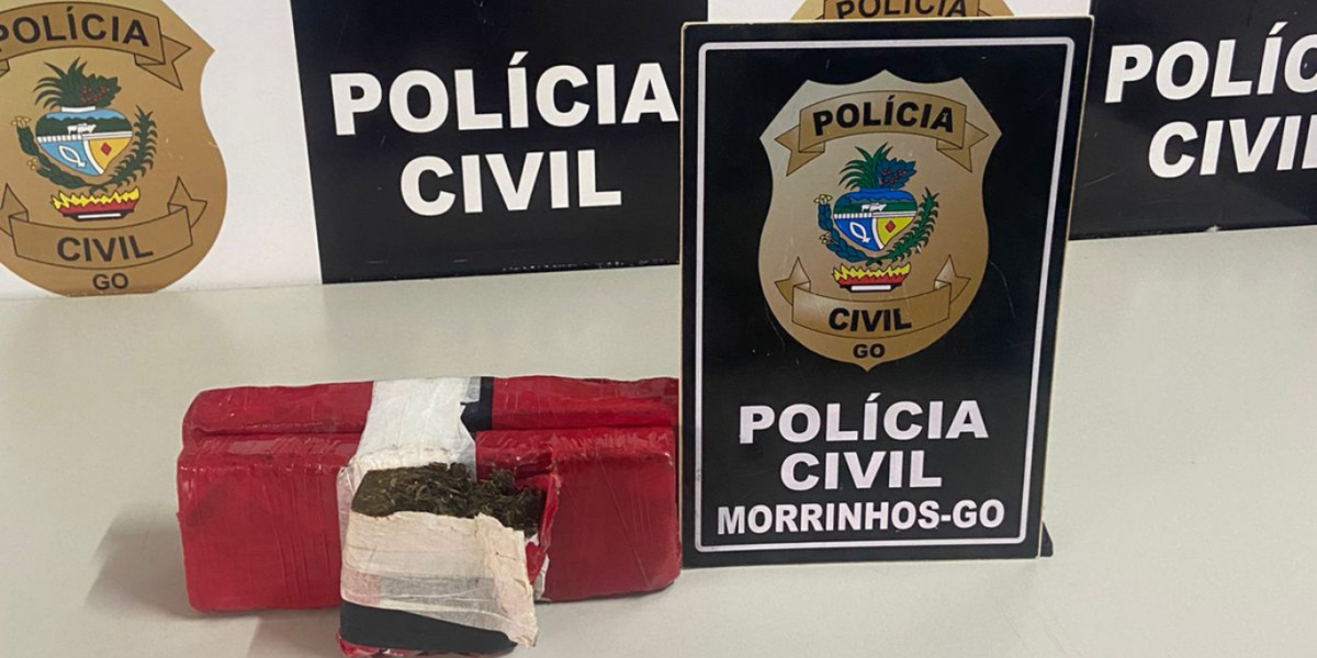 PCGO prende em flagrante homem que transportava drogas em ônibus intermunicipal