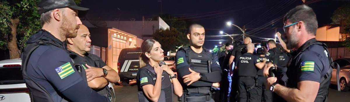 Operação Narcos: PCGO cumpre quase 20 medidas judiciais contra o tráfico de drogas